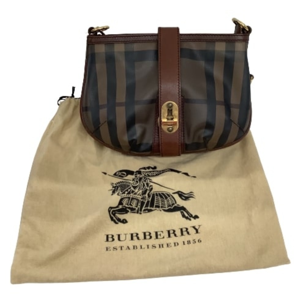 Burberry shoulder bag brown check - Picture 10 of 10